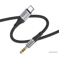 Кабель Hoco UPA26 USB Type-C - Jack 3.5mm (1 м, черный)