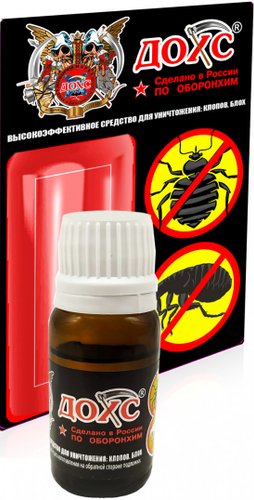 Концентрат от насекомых Дохс от клопов и блох 10 мл