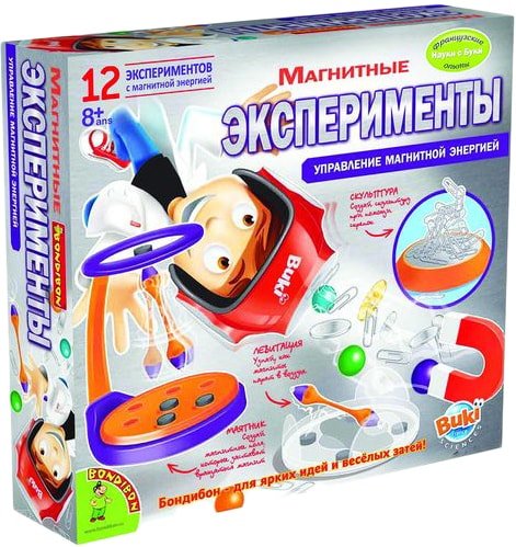 

Набор для опытов Bondibon Науки с Буки Магнитные эксперименты ВВ0923