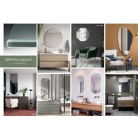 Зеркало Алмаз-Люкс А-055 110х60 см