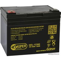 Аккумулятор для ИБП Kiper GEL-12360 (12В/36 А·ч)