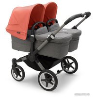 Универсальная коляска Bugaboo Donkey 5 Twin (Graphite/Grey/Sunrise Red)