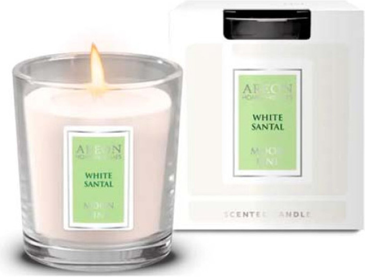 Ароматическая свеча Areon Moon Line White Santal ARE-CML05 (120 г)