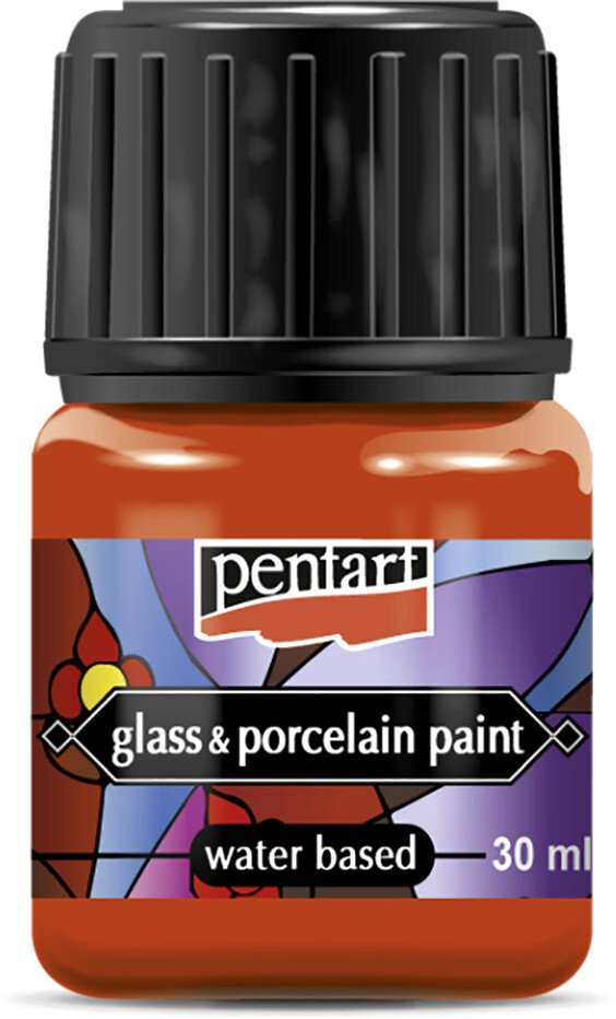 

Краска для стекла и керамики Pentart Glass&Porcelain 30 мл (оранжевый)