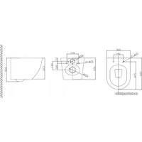 Унитаз подвесной BelBagno BB3105CHR/SC/BB002-80/BB014-SR-BIANCO