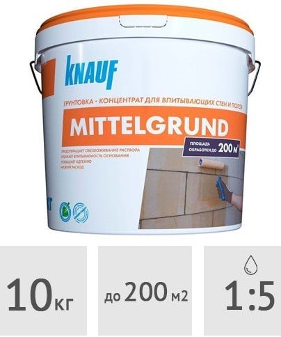 

Полимерная грунтовка KNAUF MITTELGRUND Миттельгрунд (10 кг)