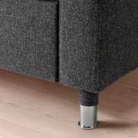 Диван Ikea Ландскруна 693.198.78 (гуннаред темно-серый/металл)
