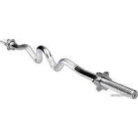 Гриф для штанги Atlas Sport EZ-образный хромированный 1200/25