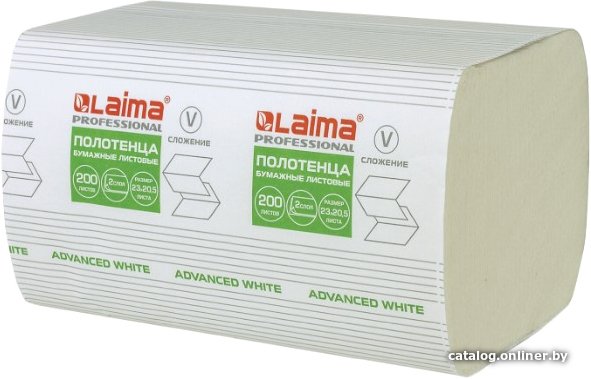 Бумажные полотенца Laima Advanced 111341 (белый)