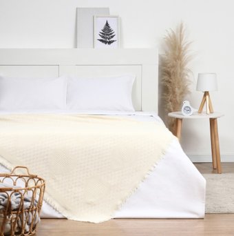 Плед Этель Love 10398552 (130x180, бежевый)