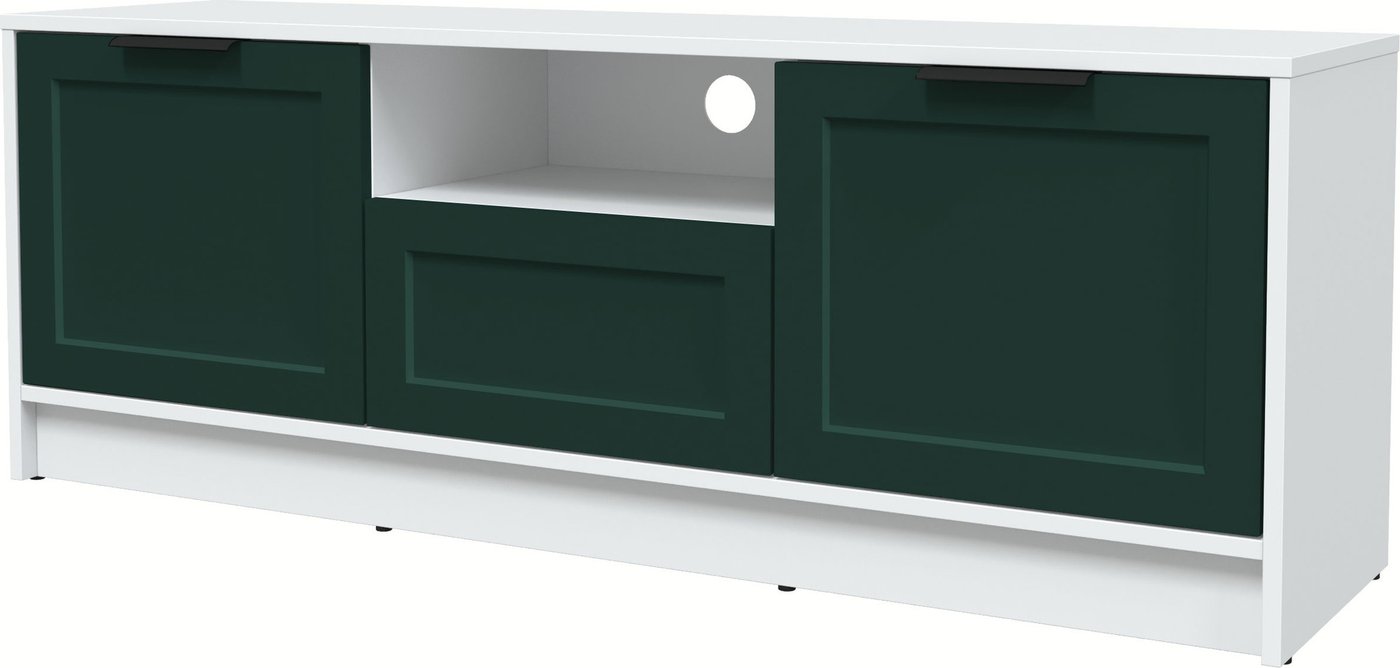 

Тумба Интерлиния ТВ Концепт Тренд КТ-ТВ3-50 (белый платинум/изумруд)