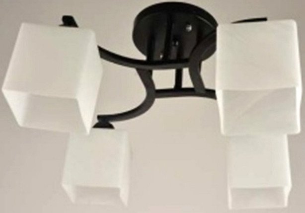 

Люстра средней высоты Aitin Pro НПБ 02-4x60-101 7604/4 (черный)