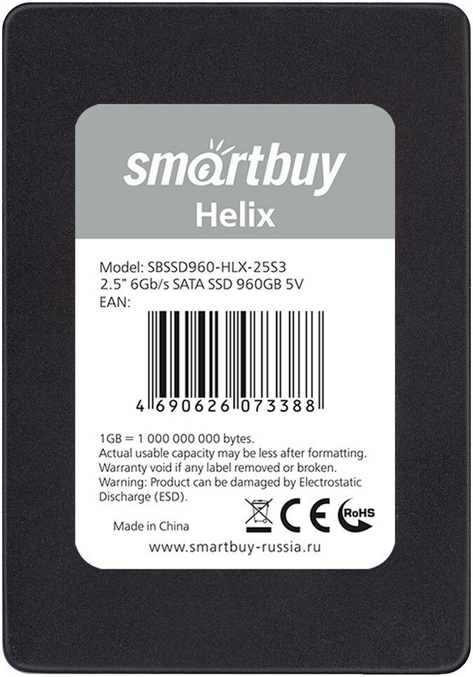 SSD SmartBuy Helix 960GB SBSSD960-HLX-25S3