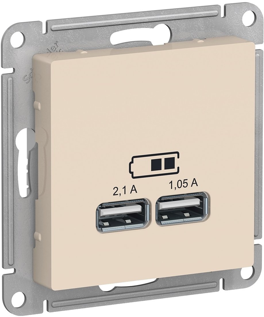 

Розетка USB Schneider Electric Atlas Design ATN000233