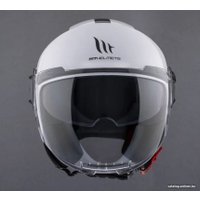 Мотошлем MT Helmets Viale SV Solid A0 (XS, белый перламутр)