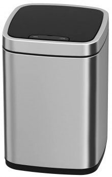 

Мусорное ведро Java Rome 9L (matt steel)