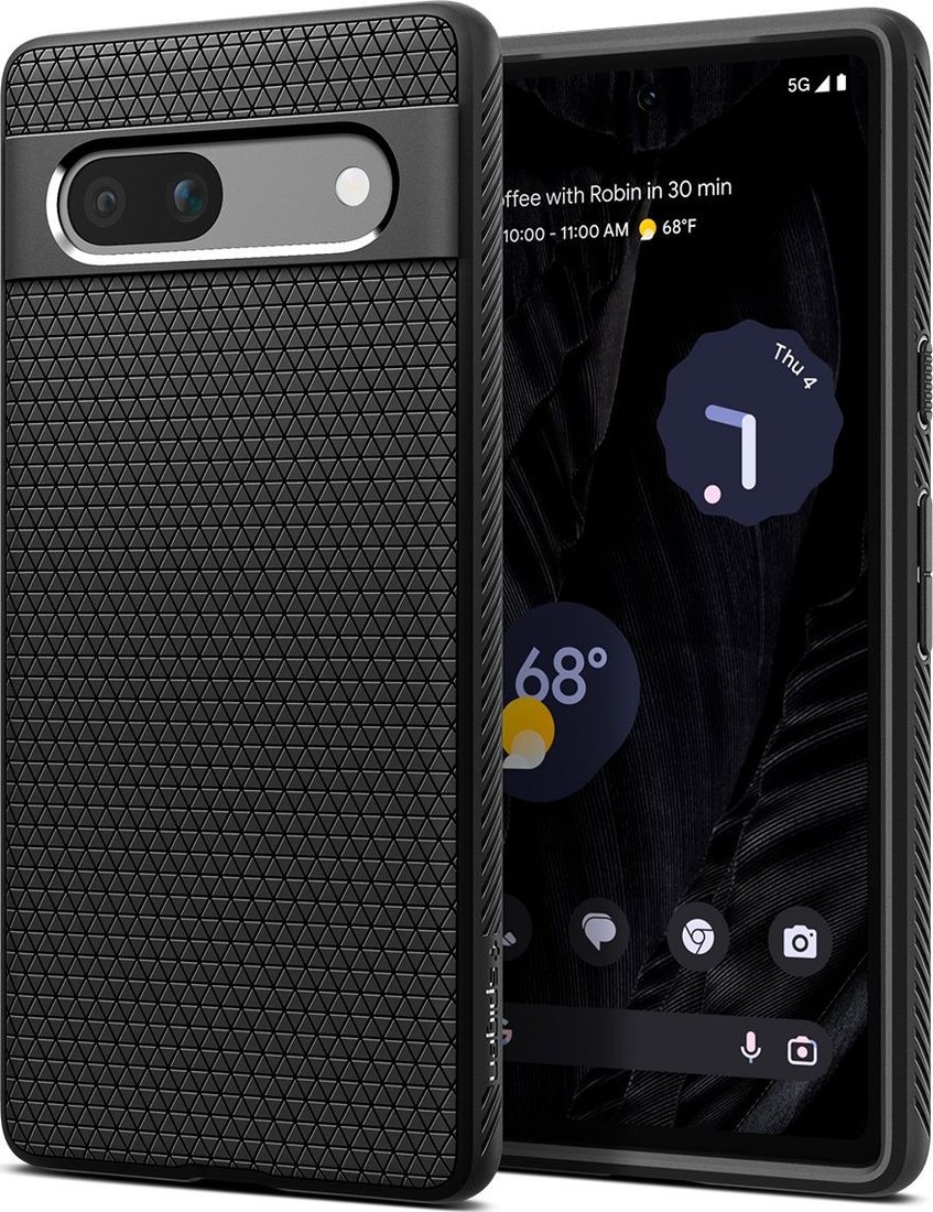 

Чехол для телефона Spigen Liquid Air для Pixel 7a ACS05815 (черный)