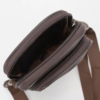 Мужская сумка Poshete 878-9930-DBW (темно-коричневый)