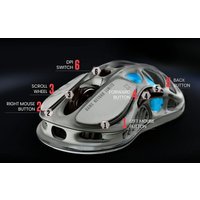 Игровая мышь Gravastar Mercury M1 Pro Battle Worn Edition Silver Mist