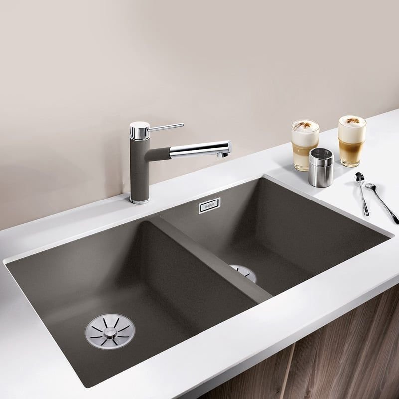 

Кухонная мойка Blanco Subline 350/350-U 527347 (вулканический серый)