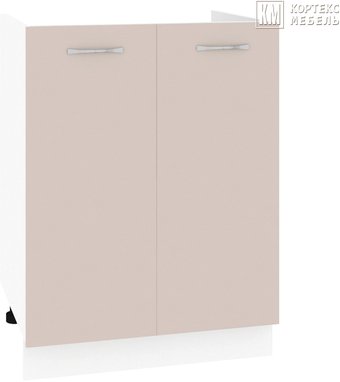 Шкаф напольный Кортекс-мебель Корнелия Лира НШ60м без столешницы (капучино)