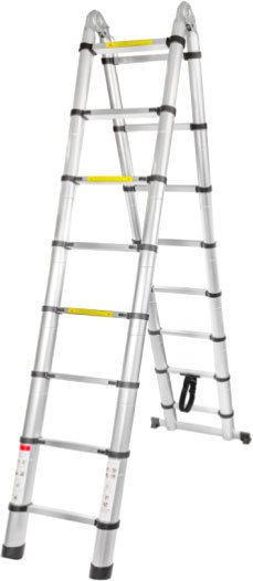 

Лестница-трансформер ForceKraft BL-HT208 (2x8 ступеней)