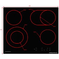 Варочная панель MAUNFELD EVCE.594.SM.D-BK