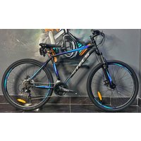 Велосипед Stels Navigator 700 MD 27.5 V020 р.21 2024 (черный/голубой)