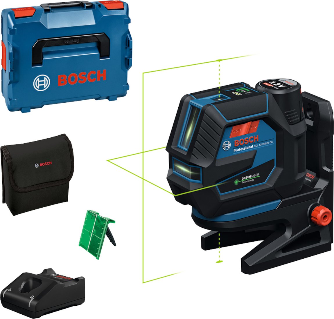 

Лазерный нивелир Bosch GCL 12V-50-22 CG Professional 0601066S02 (кейс)