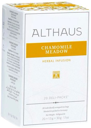 

Травяной чай Althaus Deli Packs Camomile Meadow Ромашковый Луг 20 шт