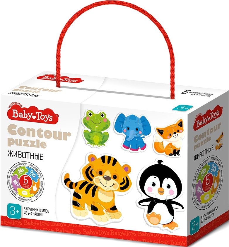 

Мозаика/пазл Baby Toys Животные 04117