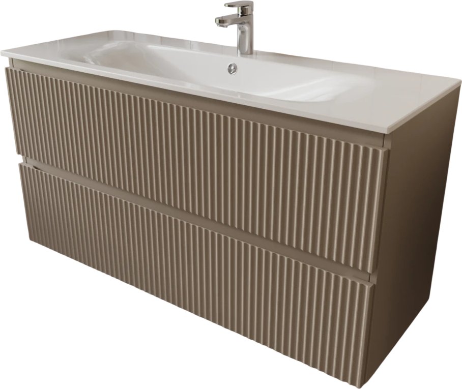 

TERMINUS Тумба с умывальником Сицилия 120x62x45 с 2 ящиками SIC101202200501O (капучино)