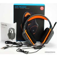 Наушники Logitech G231 Prodigy (черный/оранжевый)