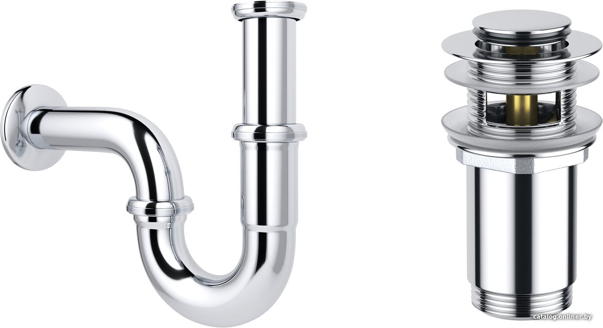 Сифон Wellsee Drainage System 182102001 (сифон, донный клапан, хром)