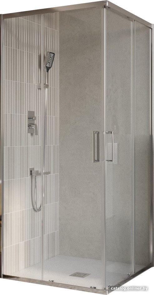 Душевой уголок BelBagno LUCE-A-2-80-C-Cr