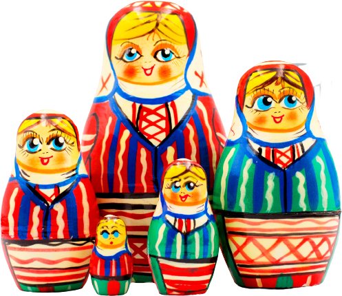 

Развивающая игра Брестская Фабрика Сувениров В белорусском традиционном платье с орнаментом (набор 5 шт)