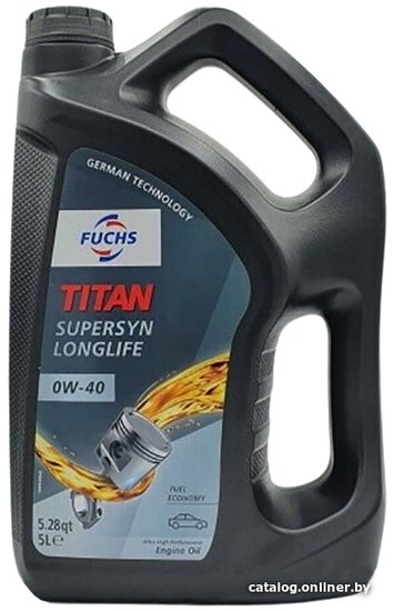 Fuchs Titan Supersyn Longlife 0W-40 5л моторное масло купить в Минске