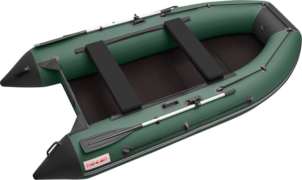 

Моторно-гребная лодка Roger Boat Hunter 3200 (без киля, зеленый/черный)