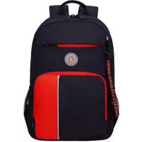 Школьный рюкзак Grizzly RB-355-2 (черный/красный)
