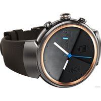 Умные часы ASUS ZenWatch 3 Gunmetal case/Brown rubber band [WI503Q]