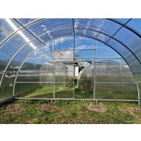 Теплица КомфортПром двухстворчатая 40x20/1 6x6 м (TitanPlast 3.8 мм)
