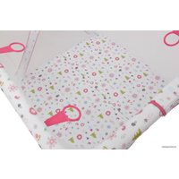 Игровой манеж Фея Книжка (Совы, розовый)