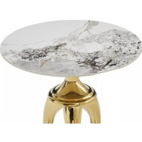 Журнальный столик Signal Snake (белый/золотой)