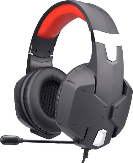 

Наушники Ritmix RH-566M (черный/красный)