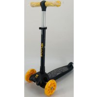 Трехколесный самокат Ricos Star JSCA6 (черный/желтый)