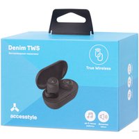 Наушники AccesStyle Denim TWS (черный)