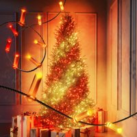 Новогодняя гирлянда Twinkly Candies Candles 200 LED с Wi-Fi и Bluetooth (прозрачный провод)