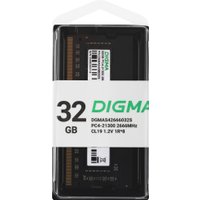 Оперативная память Digma 32ГБ DDR4 SODIMM 2666 МГц DGMAS42666032S