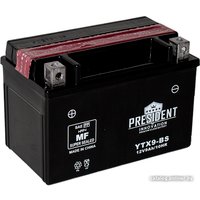 Мотоциклетный аккумулятор President YTX9-BS MF (9 А·ч)