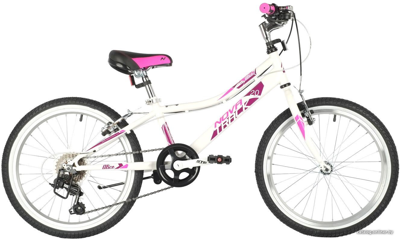 Детский велосипед Novatrack Alice 6.V 2021 20SH6V.ALICE.WT21 (белый)